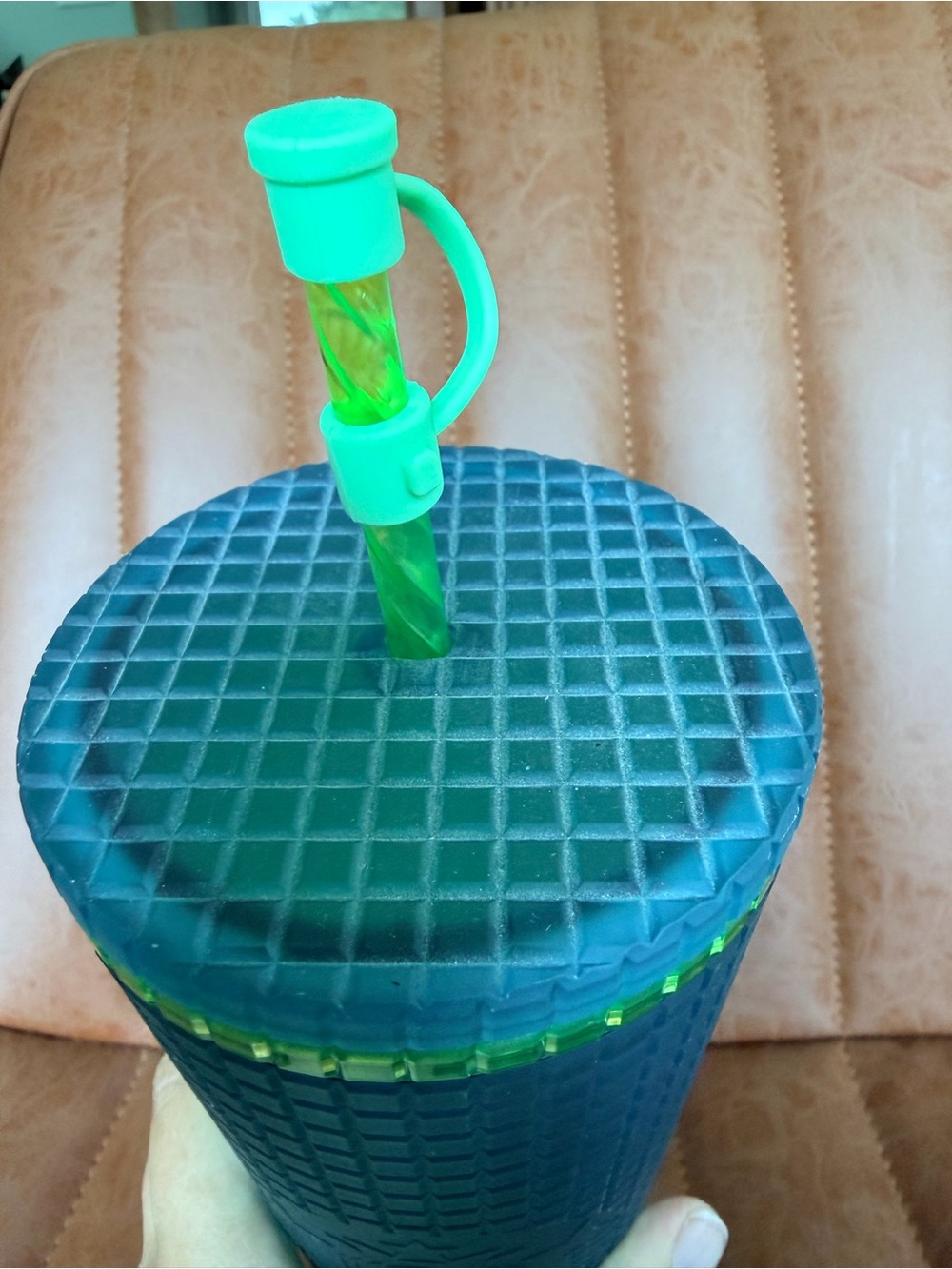 Starbucks Mountain Dew Green (Soft Touch Grid) 24 oz Venti Tumbler- Winter ‘22 - Picture 3 of 6